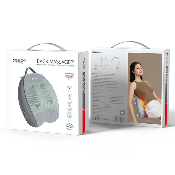 Yesido Mg15 Back Massager Infrared Heat Grey Massagers