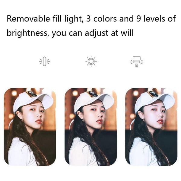 Handheld Stabilizer With Removable Fill Light And App For Audio Video Use Stabilizers