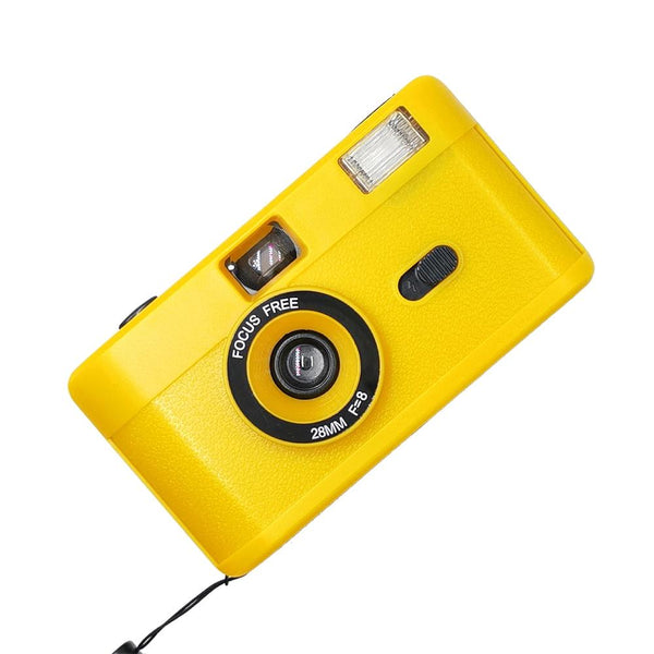 Retro Manual Reusable Film Camera For Kids No Film_Yellow Digital Cameras