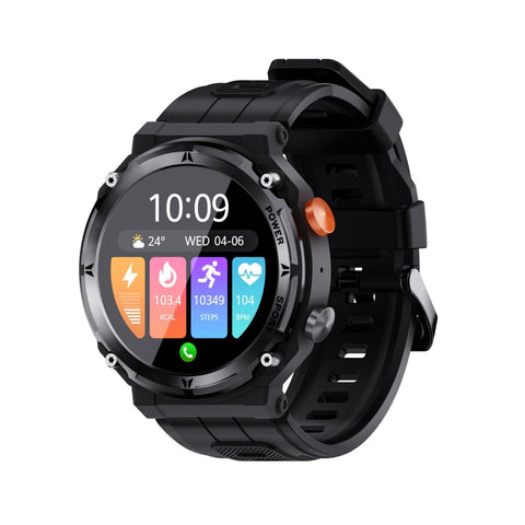 Smart Watch With Heart Rate Blood Pressure And Oxygen Monitoring Black Smart Watches