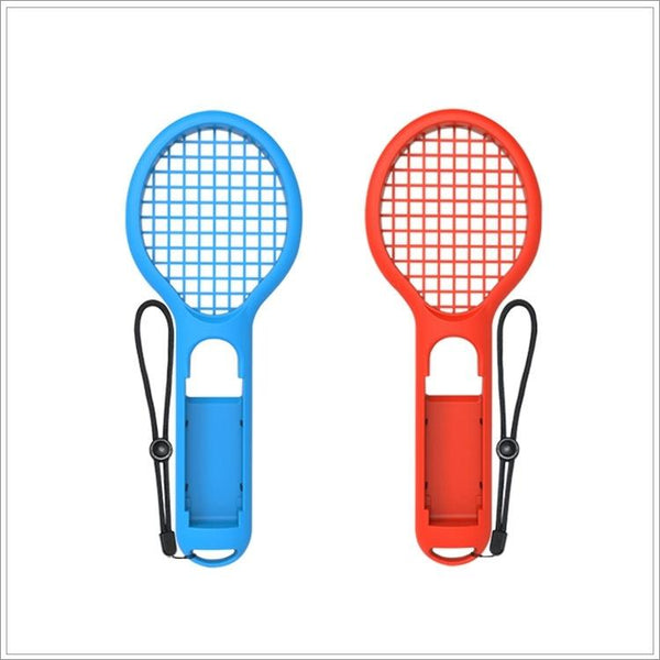 Red Switch Tennis Racket With Small Handle Controllers & Attachments