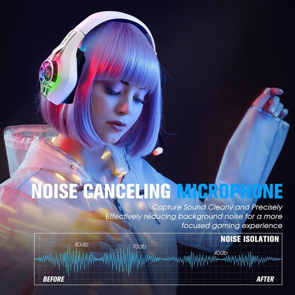 Gs400 Tri Mode Gaming Headset Bluetooth / Wired Headsets