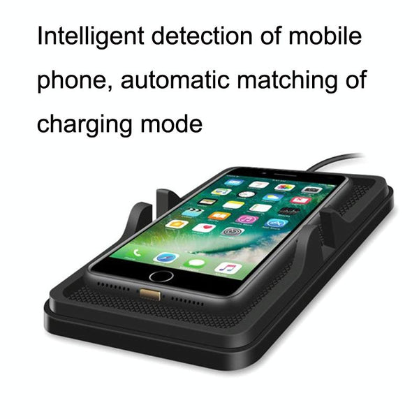 Wireless With Anti Slip Pad 2 In 1 15W Black Chargers & Cradles