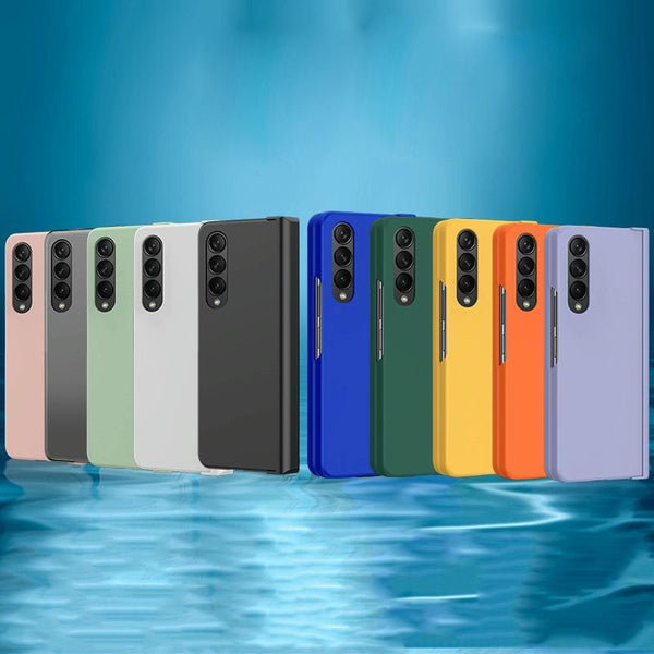 For Samsung Galaxy Z Fold4 5G Foldable Skin Feel Case White Cases Covers & Skins