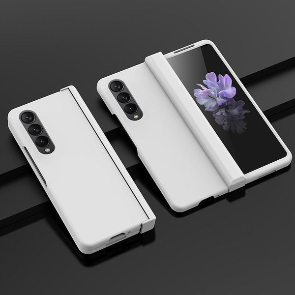 For Samsung Galaxy Z Fold4 5G Foldable Skin Feel Case White Cases Covers & Skins