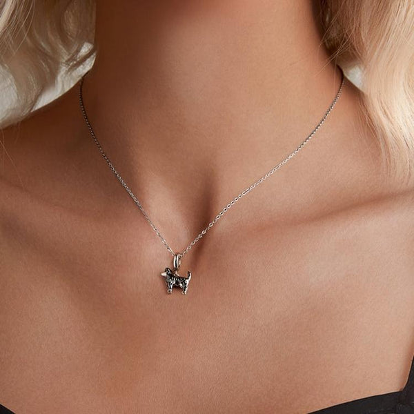 925 Sterling Silver Gold Plated Border Collie Bracelet Bracelets