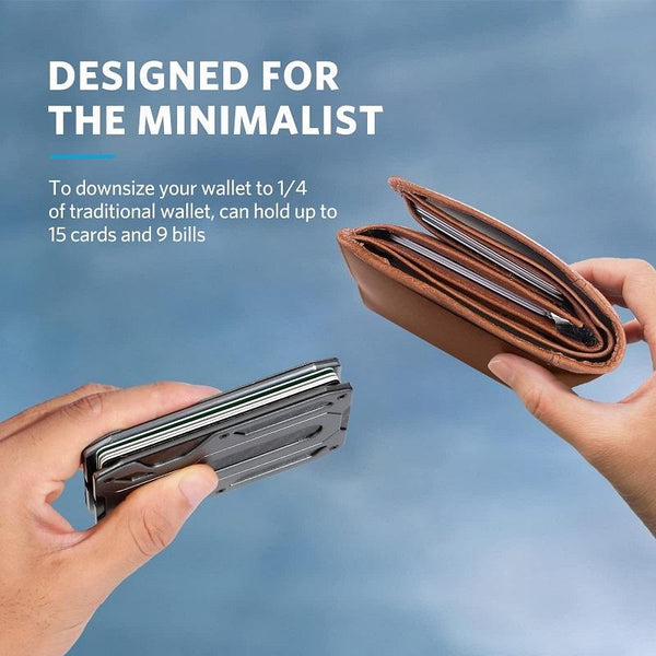 Rfid Blocking Carbon Fiber Card Holder Sleek & Secure Business Card Holders