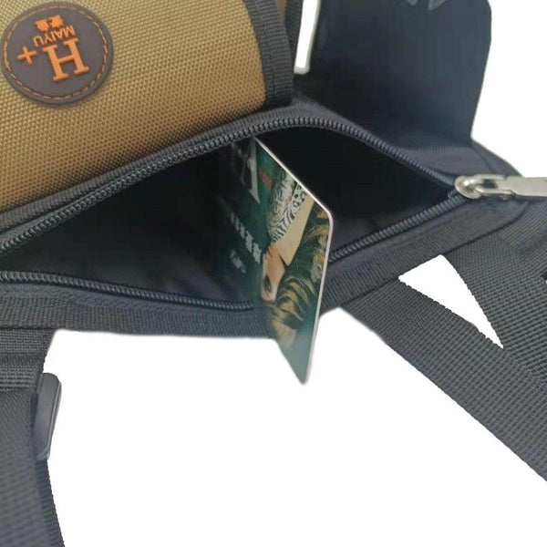 Waterproof Wear Resistant Cross Body Backpack For Outdoor Travel With Single Shoulder Design Green Backpacks