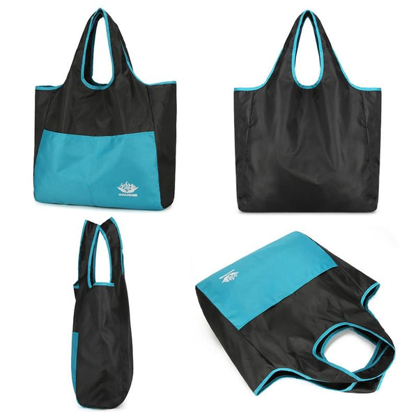 Waterproof Foldable Tote For Outdoor Sports Orange Knitting Totes & Cases