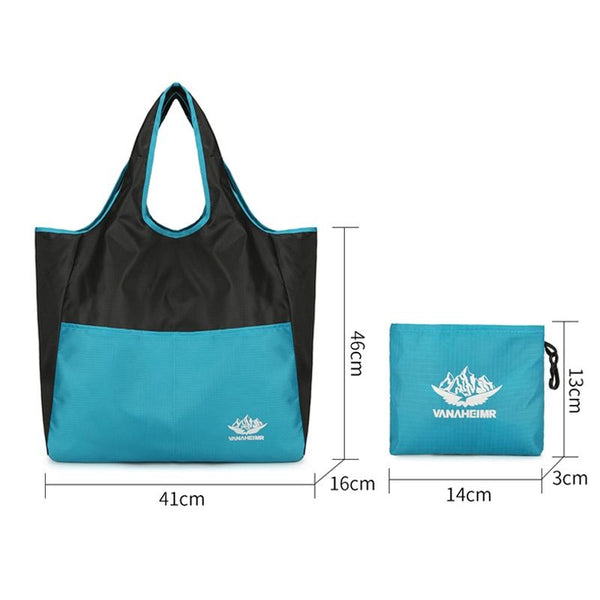 Waterproof Foldable Tote For Outdoor Sports Orange Knitting Totes & Cases