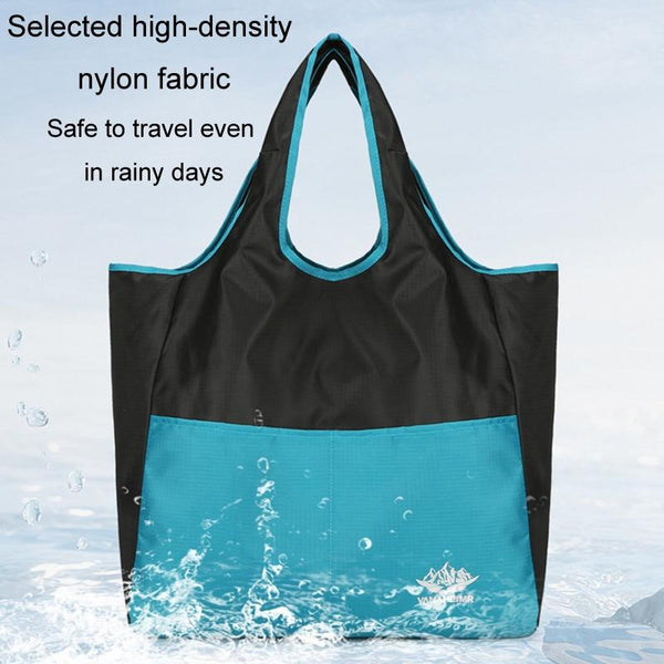 Waterproof Foldable Tote For Outdoor Sports Orange Knitting Totes & Cases