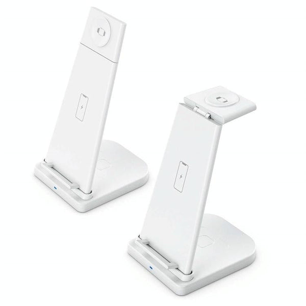 3 In 1 Wireless Charger Detachable White Chargers & Cradles