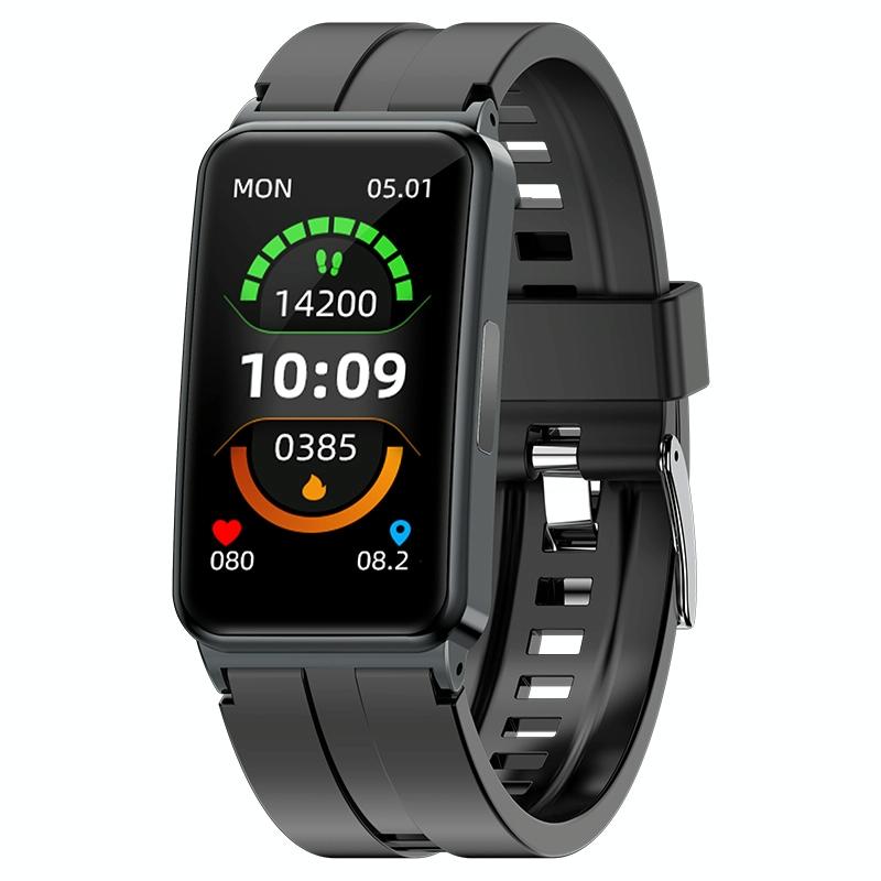 Smart Watch With Heart Rate And Blood Pressure Monitoring Colour Screen Black Smart Watches