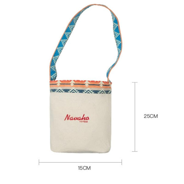 Retro Canvas Barrel Bag Dual Use Color Women's Bags & Handbags