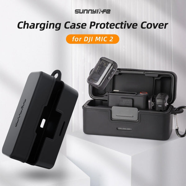 Protective Cover For Dji Mic 2 Charging Case Wireless Compatible Camera Cases Bags & Covers