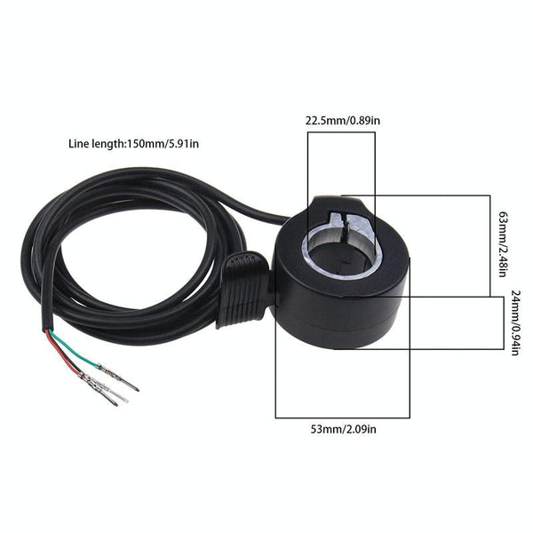 Universal Electric Scooter Thumb Throttle Accelerator Hall Sensor Accessories Parts