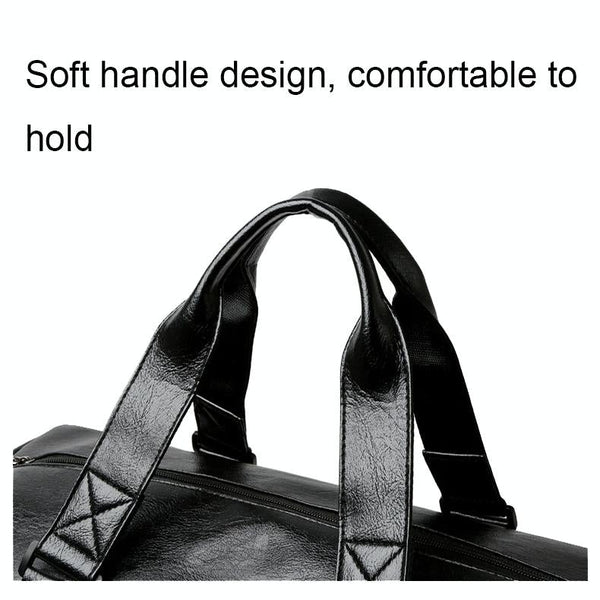 Compact Travel Bag With Shoe Storage Black Other Luggage