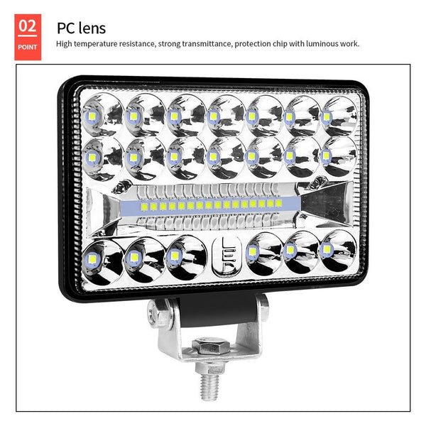 9 80V 18W 6000K 4 Inch Car 36Pcs Led Work Light White Led Car Lights