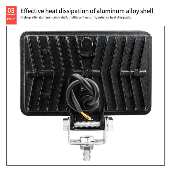 9 80V 18W 6000K 4 Inch Car 36Pcs Led Work Light White Led Car Lights