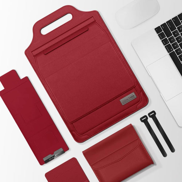 Versatile Laptop Bag With Mouse Pad Stand Brown Laptop Cases & Bags