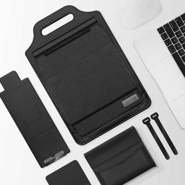 Versatile Laptop Bag With Mouse Pad Stand Brown Laptop Cases & Bags