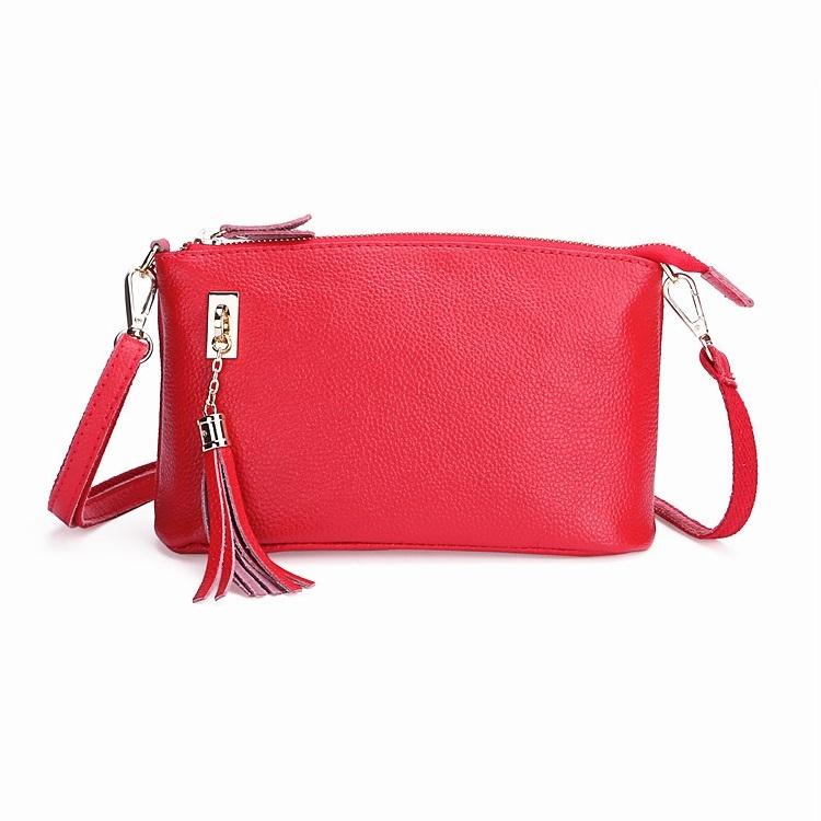 Fringed One Shoulder Bag For Women Large Capacity Casual Red Women's Bags & Handbags