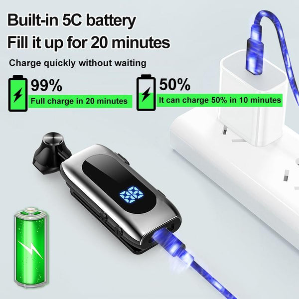 Wireless Bluetooth Earphone For Business K55 Black Earbuds