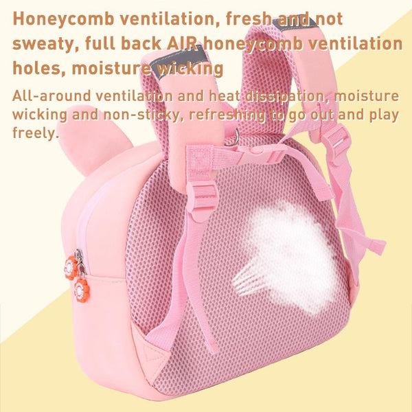 Kids' Anti Lost School Bag Secure & Stylish Pink Rabbit Large Backpacks & Bags