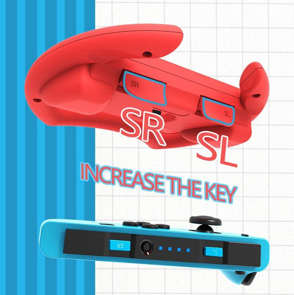 Red Nintendo Switch Steering Wheel For Gamepad Controllers & Attachments