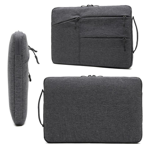 11.6 Inch Business Laptop Liner Bag Polyester Zipper Closure Black Laptop Cases & Bags