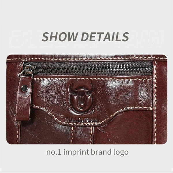 Large Capacity Retro Cowhide Crossbody Bag Black Bags