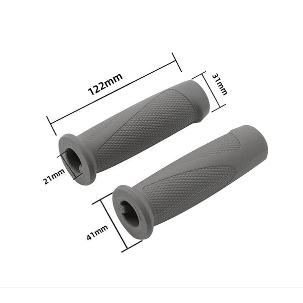 Silicone Handlebar Cover For Ninebot F30 / F40 Electric Scooter Gray 1 Pair Accessories Parts