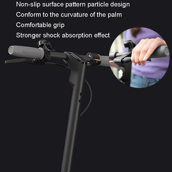 Silicone Handlebar Cover For Ninebot F30 / F40 Electric Scooter Gray 1 Pair Accessories Parts