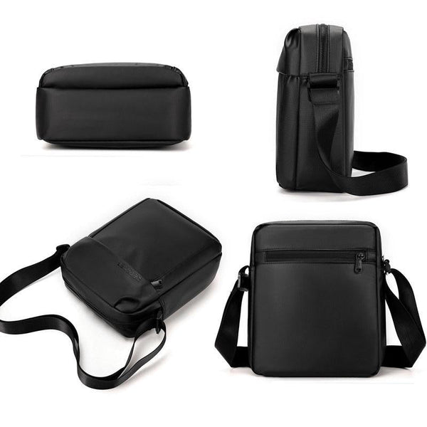 Large Capacity Men Messenger Bag For Travel & Commuting Black Bags