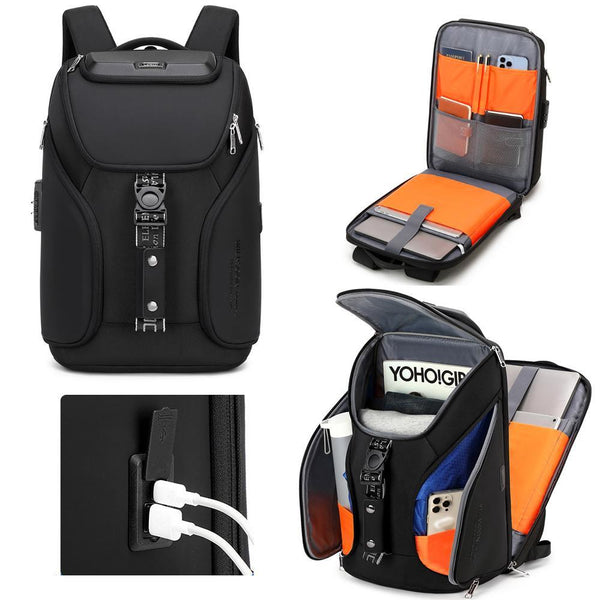 Waterproof Anti Theft Business Backpack With Usb Ports Backpacks