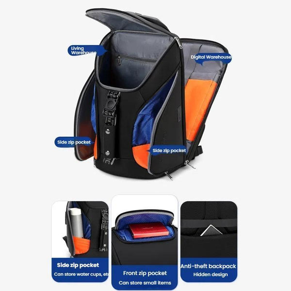 Waterproof Anti Theft Business Backpack With Usb Ports Backpacks