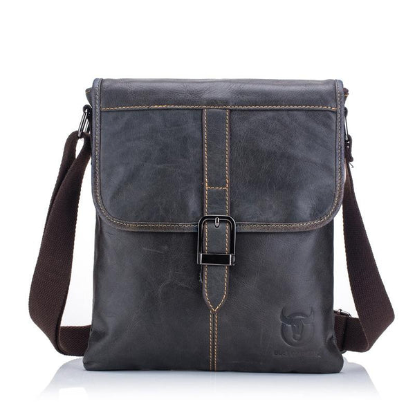 Men Leather Shoulder Bag For Sports & Outdoor Use Brown Bags