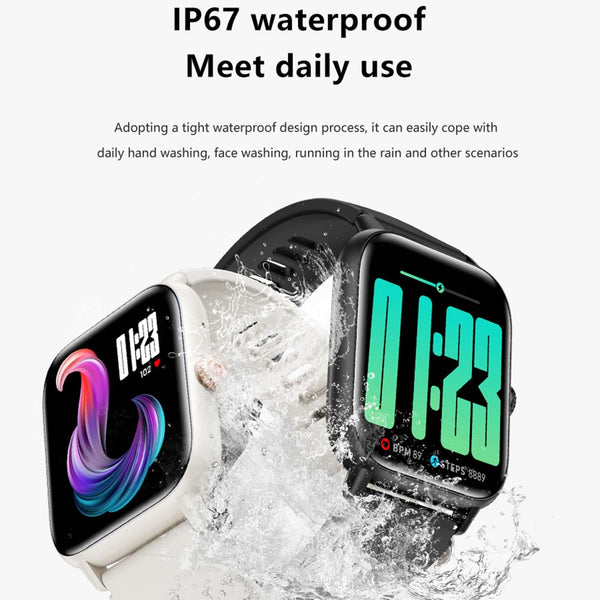 1.83 Inch Bt5.2 Smart Sport Watch With Bluetooth Call Sleep & Health Monitor Pink Smart Watches