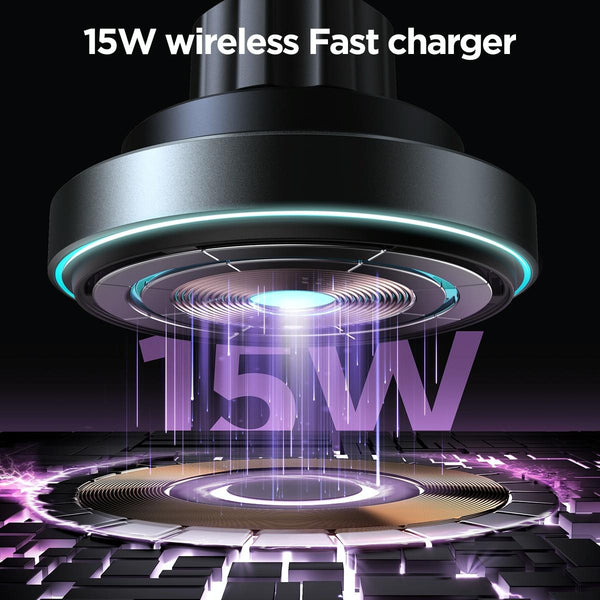 Pro Magnetic Wireless Car Charger For Jr Zs240 Black Chargers & Cradles