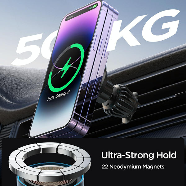 Pro Magnetic Wireless Car Charger For Jr Zs240 Black Chargers & Cradles