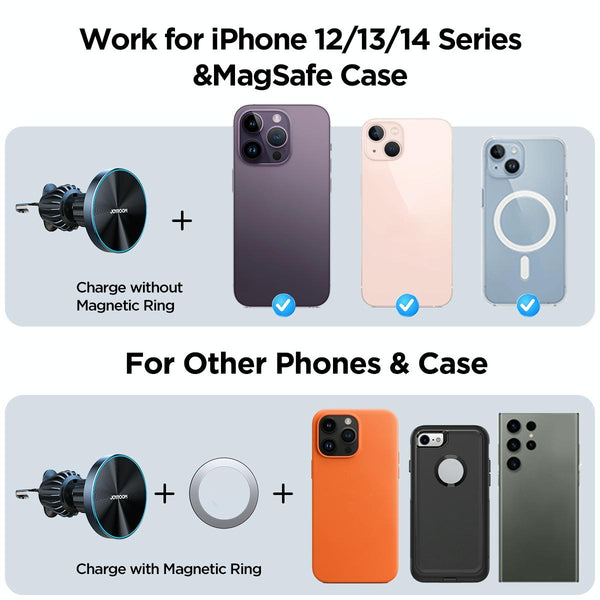 Pro Magnetic Wireless Car Charger For Jr Zs240 Black Chargers & Cradles