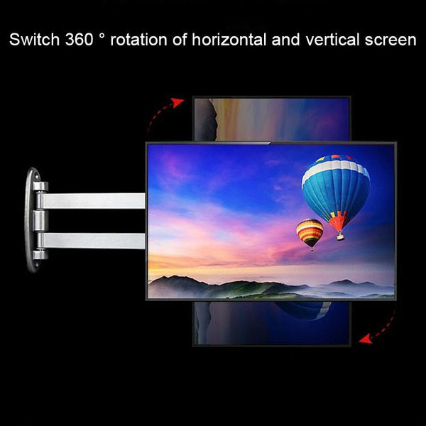 Universal Swivel Wall Mount For Computer Monitors Black Monitor Mounts & Stands