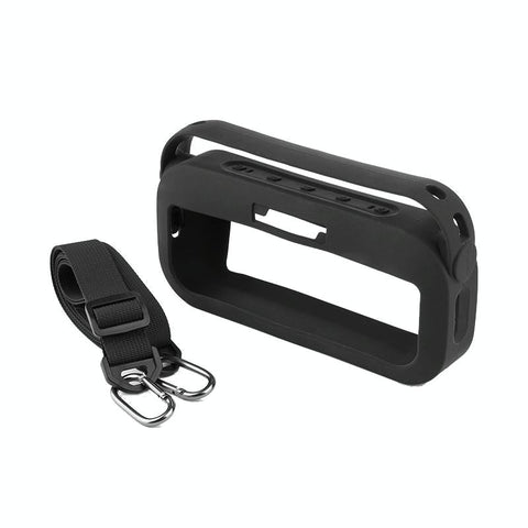 Silicone Protective Case For Bose Soundlink Flex Speaker With Shoulder Strap Black Cases Covers & Skins