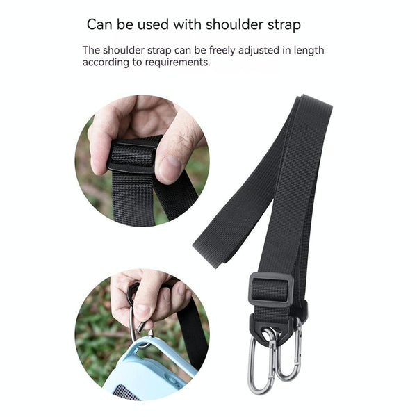 Silicone Protective Case For Bose Soundlink Flex Speaker With Shoulder Strap Black Cases Covers & Skins