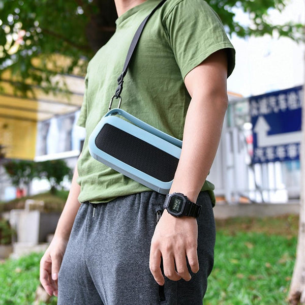 Silicone Protective Case For Bose Soundlink Flex Speaker With Shoulder Strap Black Cases Covers & Skins