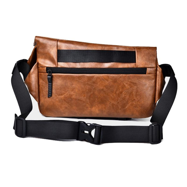 Compact Single Shoulder Crossbody Backpack For Men Black Bags