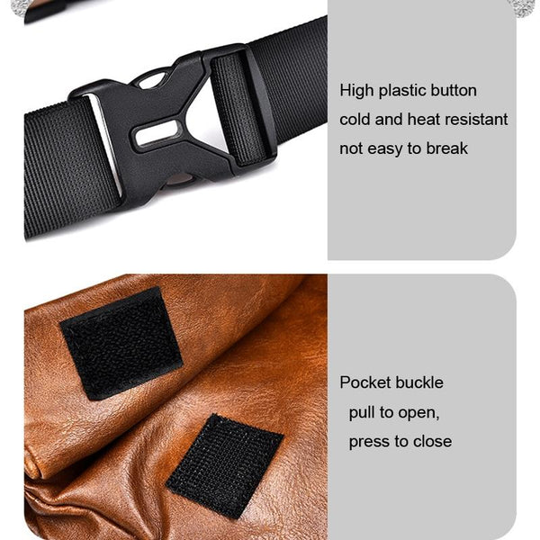 Compact Single Shoulder Crossbody Backpack For Men Black Bags