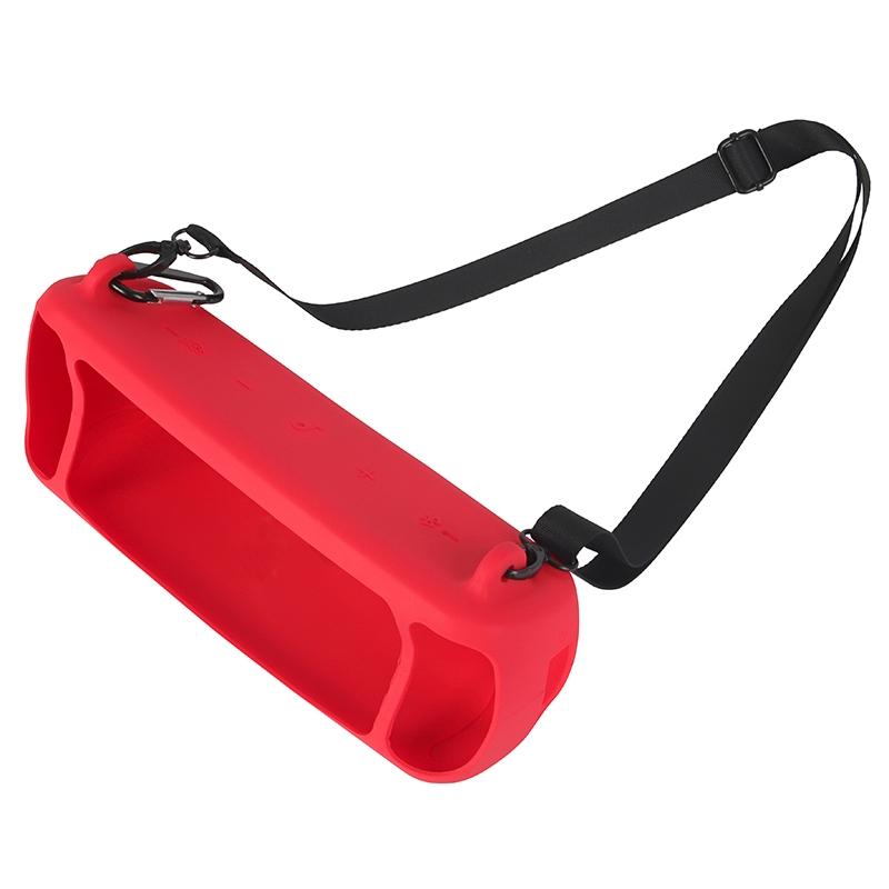 Silicone Case For Anker Soundcore Motion+ Bluetooth Speaker Red Cases Covers & Skins