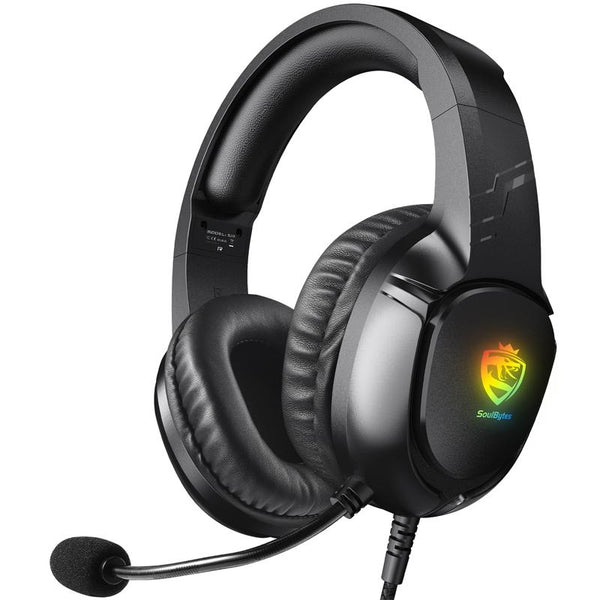 S20 Rgb Gaming Headset With Mic Black Headsets