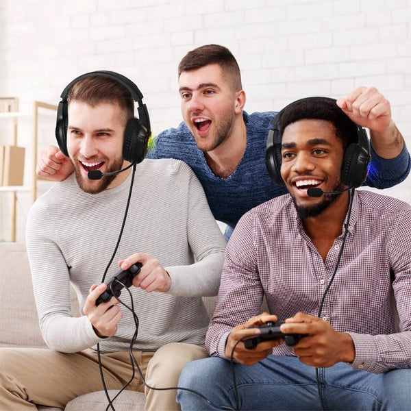 S20 Rgb Gaming Headset With Mic Black Headsets